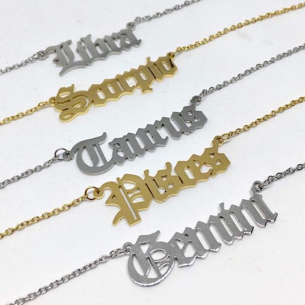 women's fashion 12 constellation necklace stainless steel long chain aries taurus gemini cancer letter necklace mom zodiac gifts1, Silver
women's fashion 12 constellation necklace stainless steel long chain aries taurus gemini cancer letter necklace mom zodiac gifts1, Silver