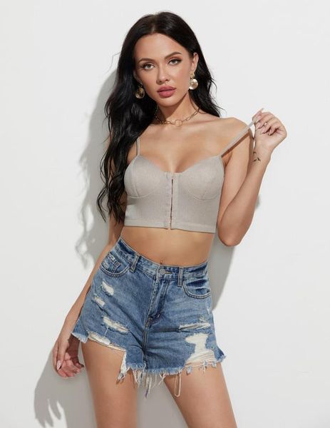 2020 european and american fashion style chest single breasted short high waist cropped small camisole blouse1, White
2020 european and american fashion style chest single breasted short high waist cropped small camisole blouse1, White