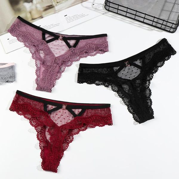 new women lace panties transparent heart low-waist underpant hollow out thong female seamless g-string underwear lingerie, Black;pink
new women lace panties transparent heart low-waist underpant hollow out thong female seamless g-string underwear lingerie, Black;pink