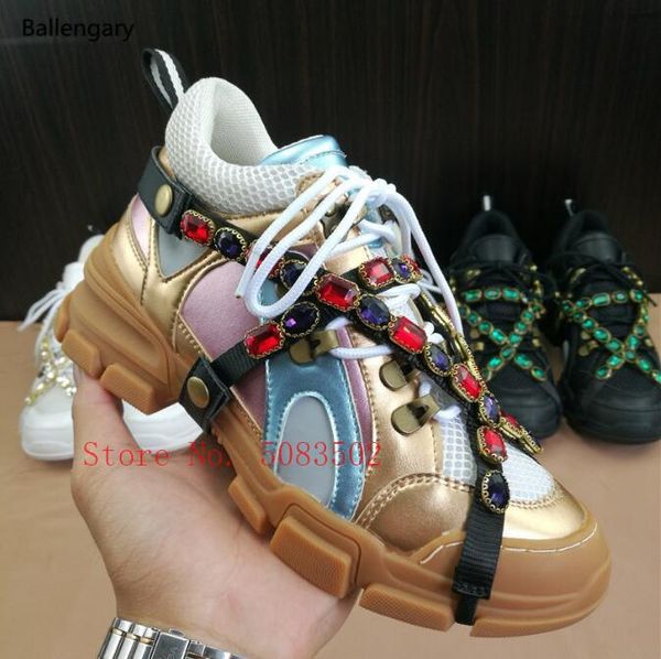 thick bottom air mesh clunky sneakers glitter crystal belt women casual shoes trainers sport shoes, Black
thick bottom air mesh clunky sneakers glitter crystal belt women casual shoes trainers sport shoes, Black