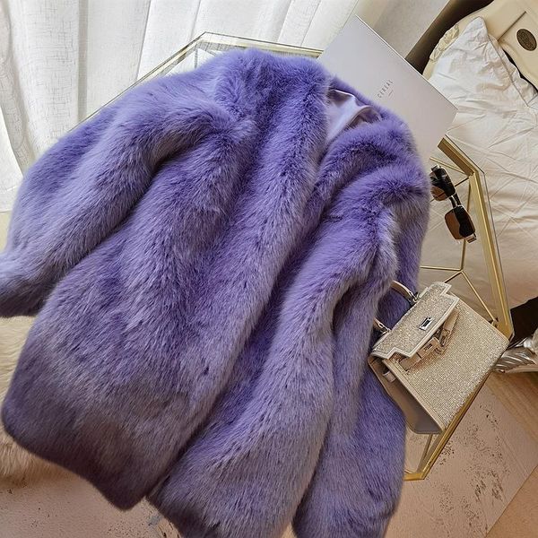 purple plush fluffy faux fur coat winter thick warm new luxury lady jacket fur abrigos para mujer female clothing ed50pc, Black
purple plush fluffy faux fur coat winter thick warm new luxury lady jacket fur abrigos para mujer female clothing ed50pc, Black