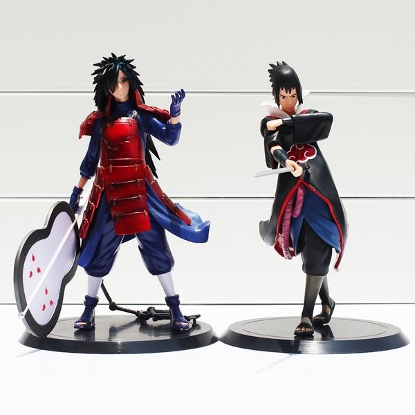 2pcs/set 17cm anime naruto uchiha madara uchiha sasuke pvc action figures model toys y200421
2pcs/set 17cm anime naruto uchiha madara uchiha sasuke pvc action figures model toys y200421