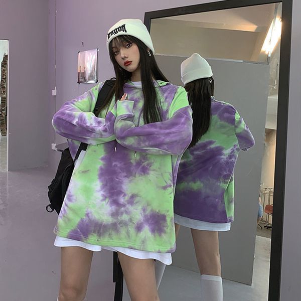 2021 new winter female 3d tie dye hoodies with long sleeve cord streetwear printed pullover y434 pcfg, Black
2021 new winter female 3d tie dye hoodies with long sleeve cord streetwear printed pullover y434 pcfg, Black