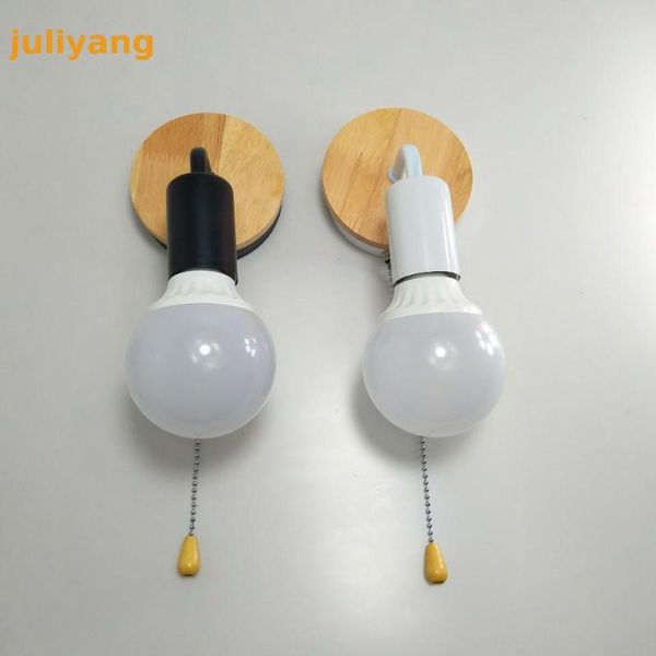 wall lamp e-home led modern wood light or home bedroom coffee shop, bar, restaurant white black 110v 220v
wall lamp e-home led modern wood light or home bedroom coffee shop, bar, restaurant white black 110v 220v