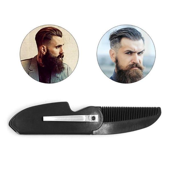 1 pc folding pocket clip hair mustache beard comb for jlljpx, Silver
1 pc folding pocket clip hair mustache beard comb for jlljpx, Silver