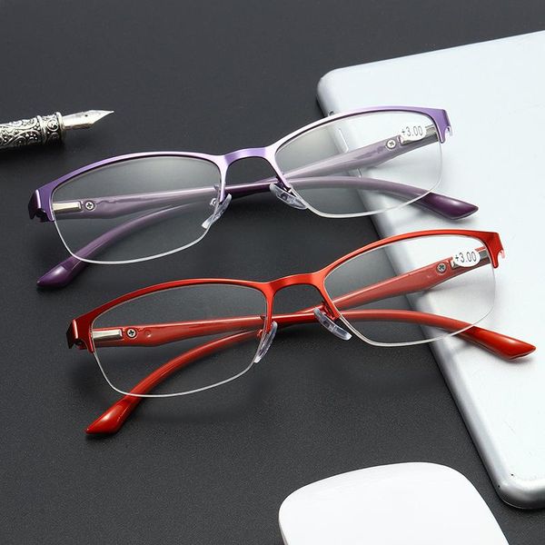 sunglasses olnylo men women retro metal half frame presbyopic eyeglasses anti fatigue for parents unbreakable classical reading glasses, White;black
sunglasses olnylo men women retro metal half frame presbyopic eyeglasses anti fatigue for parents unbreakable classical reading glasses, White;black