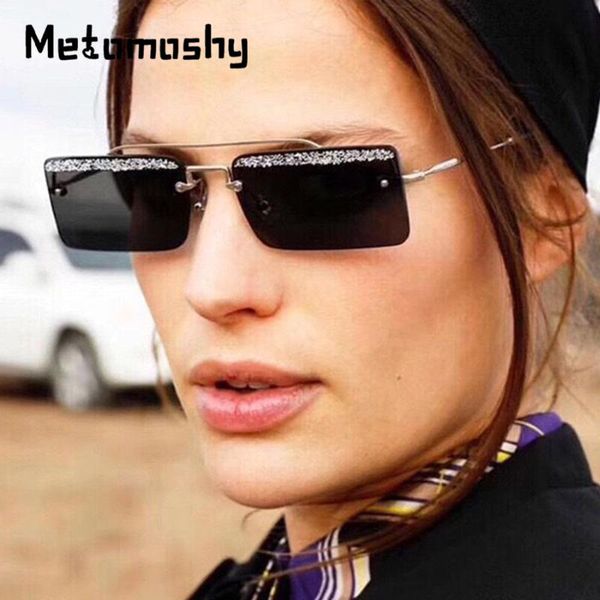 sunglasses 2021 rectangle women men brand design rimless square sun glasses for man alloy frame sliver shine, White;black
sunglasses 2021 rectangle women men brand design rimless square sun glasses for man alloy frame sliver shine, White;black