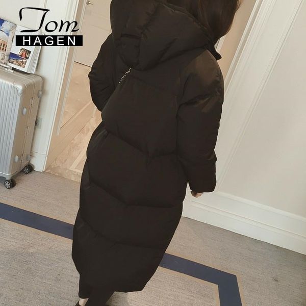 winter long down jacket in korean loose plus size women hooded warm coat cotton slim 201031, Black
winter long down jacket in korean loose plus size women hooded warm coat cotton slim 201031, Black