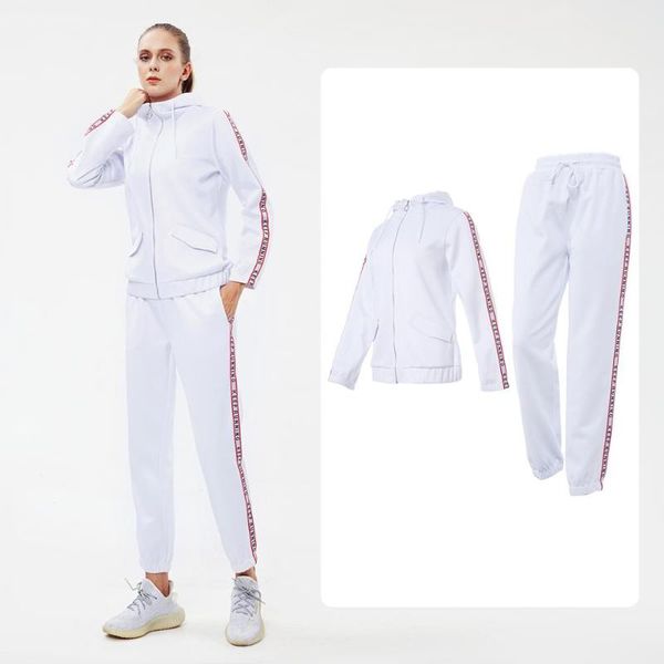 vansydial women running hooded tracksuit pants set autumn winter training jogging suits casual sportswear female fitness gym set, Black;blue
vansydial women running hooded tracksuit pants set autumn winter training jogging suits casual sportswear female fitness gym set, Black;blue