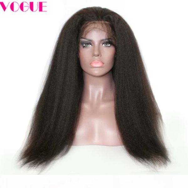 kinky straight mongolian virgin human hair lace front wigs fluffy hair yaki straight full lace wigs for african american women, Black;brown
kinky straight mongolian virgin human hair lace front wigs fluffy hair yaki straight full lace wigs for african american women, Black;brown