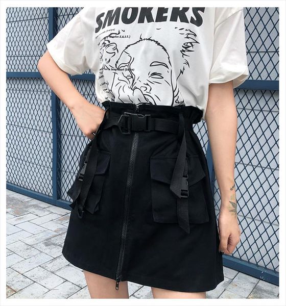 womens skirt summer high waist korean a line black japanese style tooling skirt super tide fashion woman skirts
womens skirt summer high waist korean a line black japanese style tooling skirt super tide fashion woman skirts