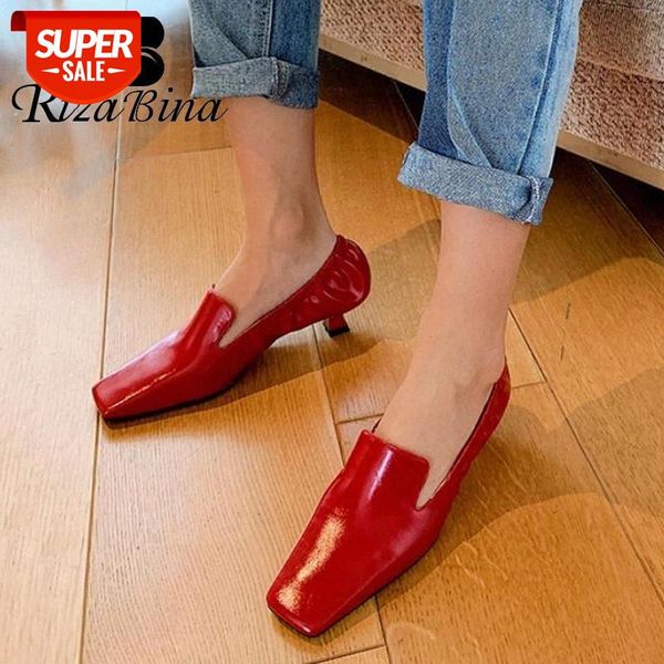rizabina new women pumps square toe real leather women high heel shoes fashion cool shoes footwear size 34-39 #en8i
rizabina new women pumps square toe real leather women high heel shoes fashion cool shoes footwear size 34-39 #en8i