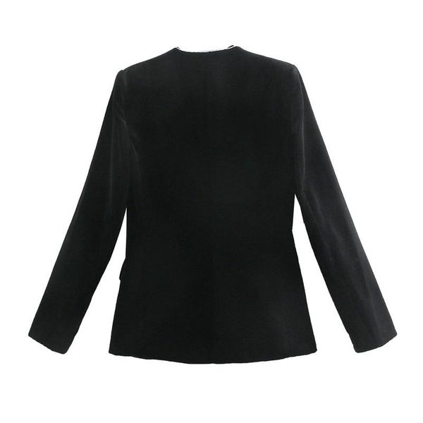 women's suits & blazers alldoke black velvet casual blazer women spring summer v neck long sleeve pockets coat vintage solid ladies sho, White;black
women's suits & blazers alldoke black velvet casual blazer women spring summer v neck long sleeve pockets coat vintage solid ladies sho, White;black