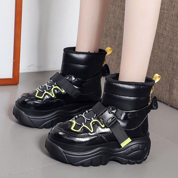 rimocy thick bottom waterproof snow boots women chunky platform ankle boots female winter plush warm cotton padded shoes woman, Black
rimocy thick bottom waterproof snow boots women chunky platform ankle boots female winter plush warm cotton padded shoes woman, Black