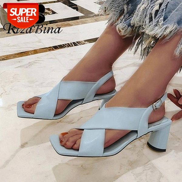 rizabina women sandals new fashion buckle strap high heel summer shoes woman party office lady daily footwear size 34-42 #tf2c, Black
rizabina women sandals new fashion buckle strap high heel summer shoes woman party office lady daily footwear size 34-42 #tf2c, Black