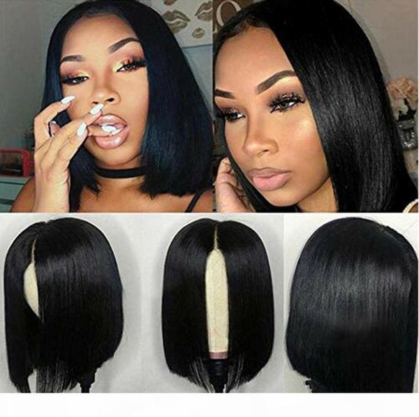 short bob lace front human hair wigs for women pre plucked hairline humain straight wig, Black;brown
short bob lace front human hair wigs for women pre plucked hairline humain straight wig, Black;brown
