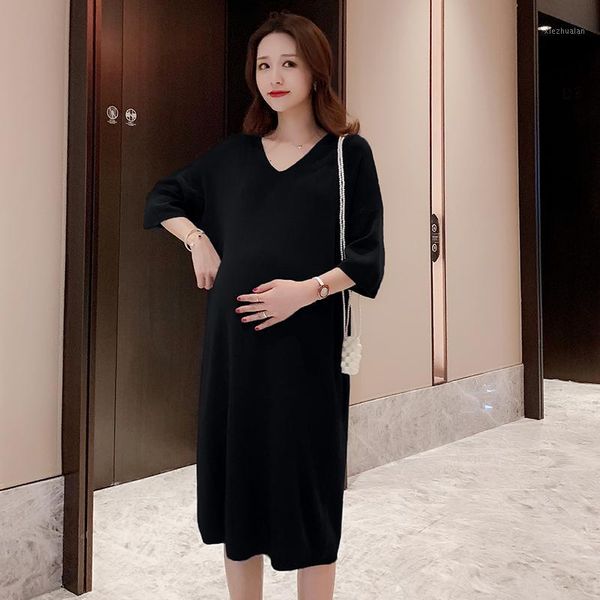 maternity dresses pregnant women summer loose v-neck fashion dress solid color plus size bat sleeve casual straight cotton1, White
maternity dresses pregnant women summer loose v-neck fashion dress solid color plus size bat sleeve casual straight cotton1, White