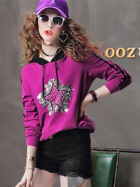 2sf4bfall / winter 2020 new plush hoodie european sequin heavy industry long sleeve junior women c499, Black
2sf4bfall / winter 2020 new plush hoodie european sequin heavy industry long sleeve junior women c499, Black