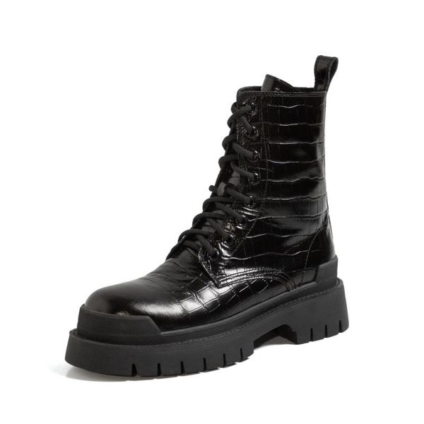 boots mkkhou fashion middle boot woman 2021 winter cowhide round head thick-soled heel rider leather women, Black
boots mkkhou fashion middle boot woman 2021 winter cowhide round head thick-soled heel rider leather women, Black