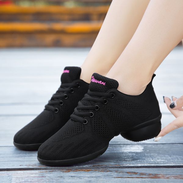 dance women sport modern sneakers outsole breathable jazz girl's lightweight dancing practice shoes, Black;red
dance women sport modern sneakers outsole breathable jazz girl's lightweight dancing practice shoes, Black;red