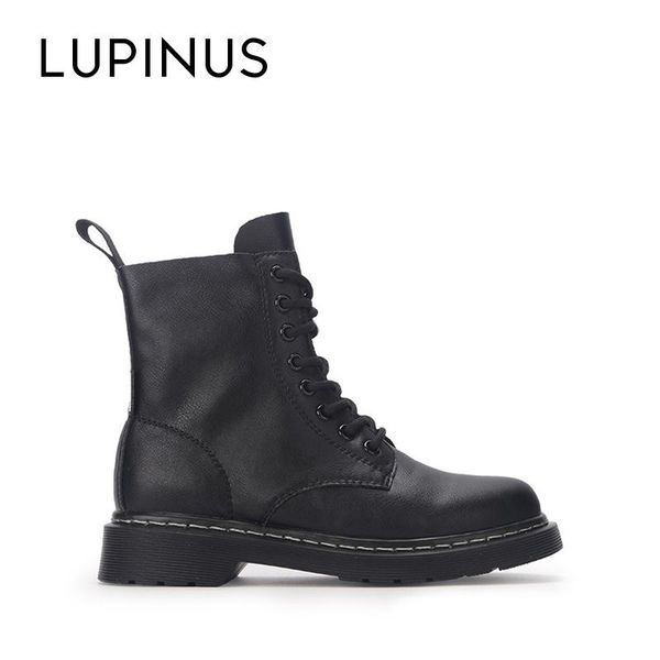 lupinus winter ankle boots for women fashion platform round toe casual women boots leather motorcycle mujer, Black
lupinus winter ankle boots for women fashion platform round toe casual women boots leather motorcycle mujer, Black