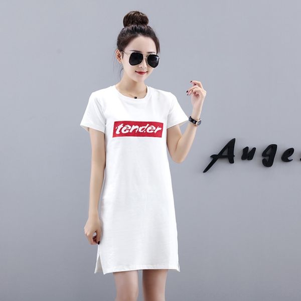 4ohqo student new small style skirt women's summer short-sleeved dress korean dresslong base small dress t-shirt fashion cotton mid-len, Black;gray
4ohqo student new small style skirt women's summer short-sleeved dress korean dresslong base small dress t-shirt fashion cotton mid-len, Black;gray