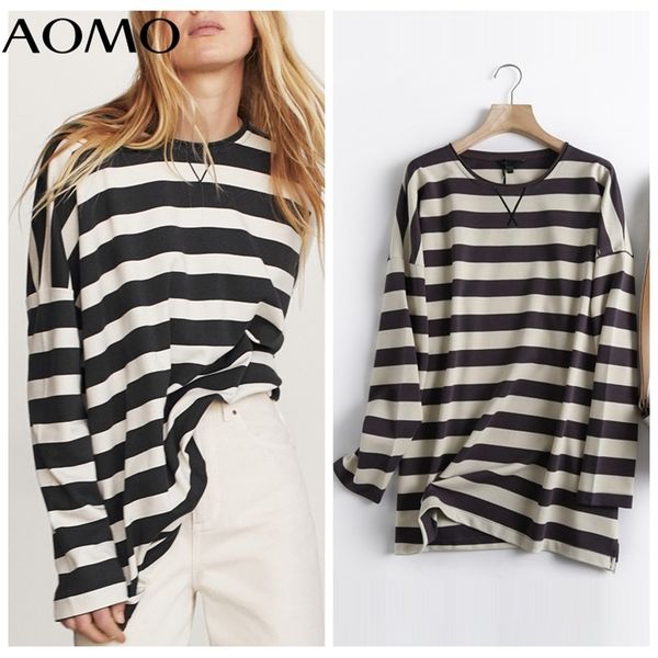 aomo women striped print sweatshirts oversize long sleeve o neck loose pullovers female 6d42a 220308, Black
aomo women striped print sweatshirts oversize long sleeve o neck loose pullovers female 6d42a 220308, Black