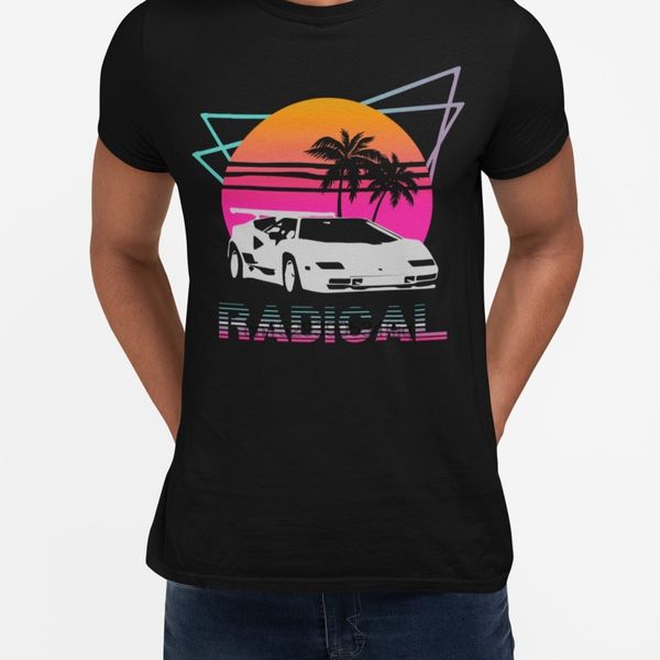 radical 1980 countach retrowave hoodie designers t shirts sweatshirt