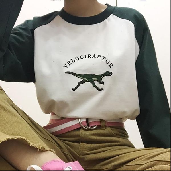 velociraptor embroidered long sleeve women dinosaur harajuku korean style ulzzang kawaii vintage tumblr, Black
velociraptor embroidered long sleeve women dinosaur harajuku korean style ulzzang kawaii vintage tumblr, Black
