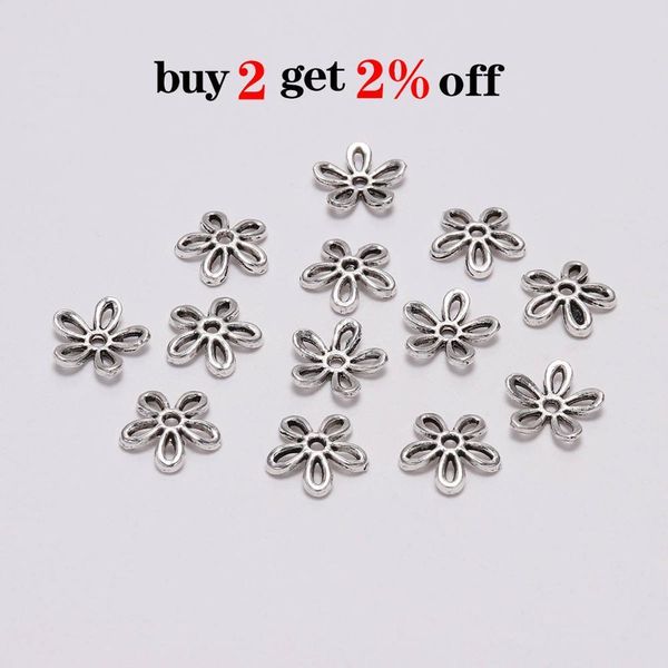 50pcs lot 11.5mm 5 petals simple hollow flower loose sparer apart end bead caps for diy jewelry making findings h bbyjpy, Silver
50pcs lot 11.5mm 5 petals simple hollow flower loose sparer apart end bead caps for diy jewelry making findings h bbyjpy, Silver