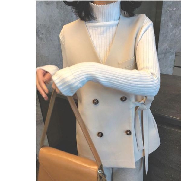 2019 new woman suit vests sleeveless v neck double breasted work office coats femme loose casual outerwears1, Black;white
2019 new woman suit vests sleeveless v neck double breasted work office coats femme loose casual outerwears1, Black;white