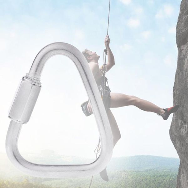 304 stainless steel screw lock triangle carabiner climbing gear safety snap hook 304 s jllvcs
304 stainless steel screw lock triangle carabiner climbing gear safety snap hook 304 s jllvcs