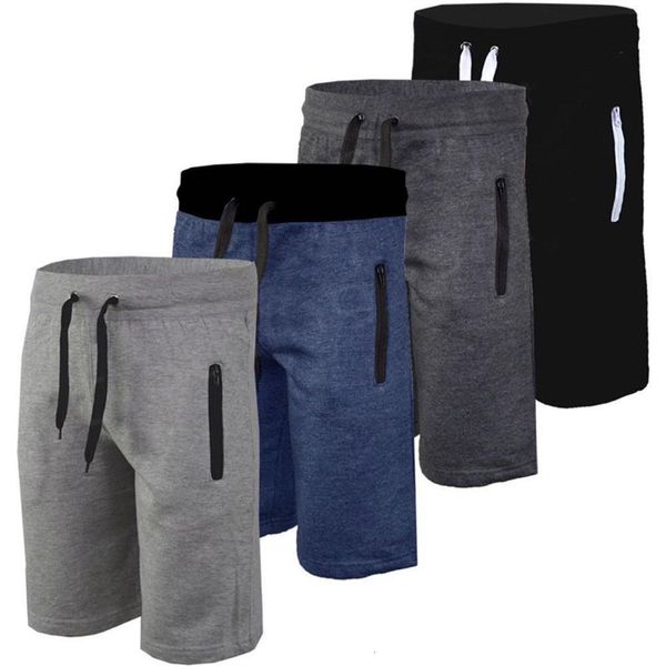summer men's shorts knee length brand beach mens short male solid color fitness training, White;black
summer men's shorts knee length brand beach mens short male solid color fitness training, White;black