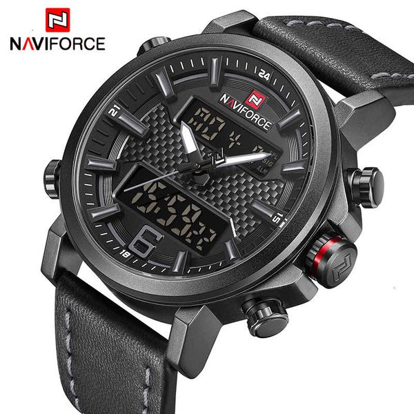 naviforce mens sports watches men quartz led digital clock brand luxury male fashion leather waterproof military wrist watch, Silver
naviforce mens sports watches men quartz led digital clock brand luxury male fashion leather waterproof military wrist watch, Silver