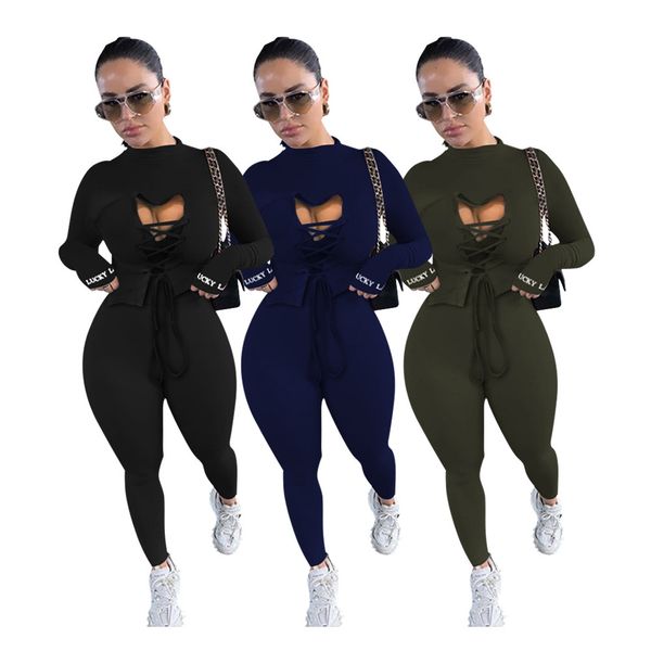 2021 new letter embroidery lucky label solid color criss-cross long sleeves & spaghetti strap jumpsuit women suit 2 piece set 78ix, Gray
2021 new letter embroidery lucky label solid color criss-cross long sleeves & spaghetti strap jumpsuit women suit 2 piece set 78ix, Gray