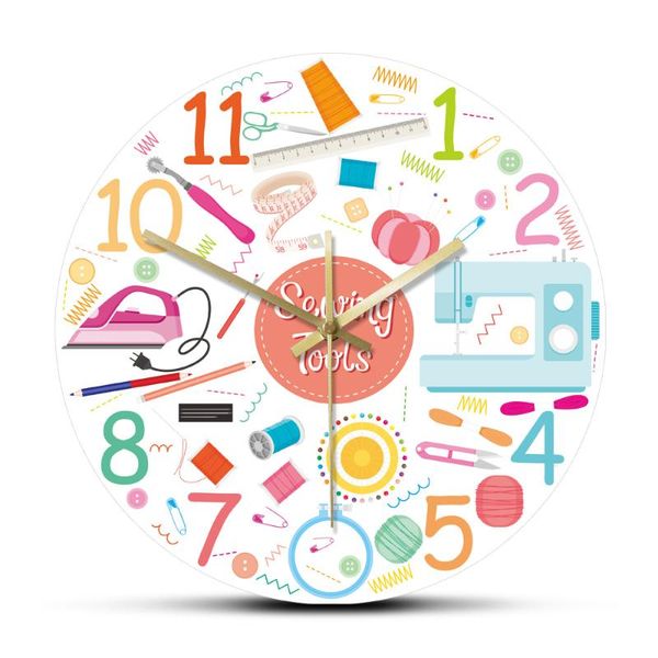 sewing kit work tools icons set acrylic printed wall clock knitting sewing craft stitching machine wall watch tailor shop decor
sewing kit work tools icons set acrylic printed wall clock knitting sewing craft stitching machine wall watch tailor shop decor