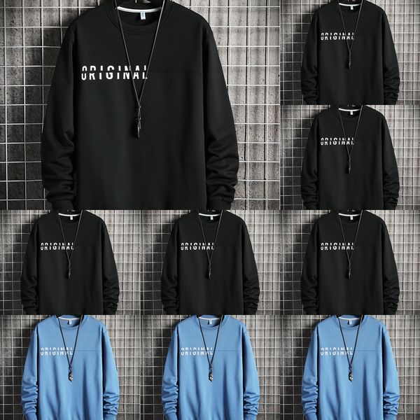 men's new long sleeve t-shirt trend in spring and autumn 2020 men's wear bottom coat ins t-shirt sweater fashion sweater crew neck, Black
men's new long sleeve t-shirt trend in spring and autumn 2020 men's wear bottom coat ins t-shirt sweater fashion sweater crew neck, Black