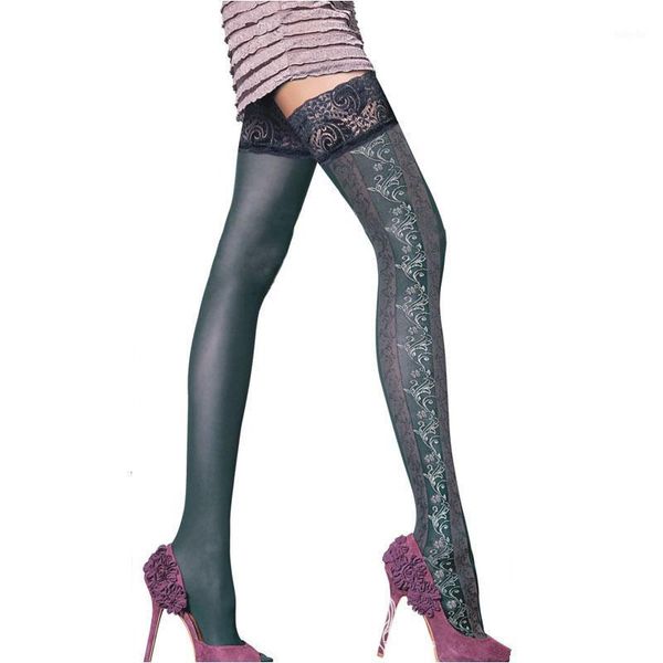 1 pair fashion women non-slip silicon lace floral print stay up thigh high stocking black pantyhose stockings hosiery1, Black;white
1 pair fashion women non-slip silicon lace floral print stay up thigh high stocking black pantyhose stockings hosiery1, Black;white