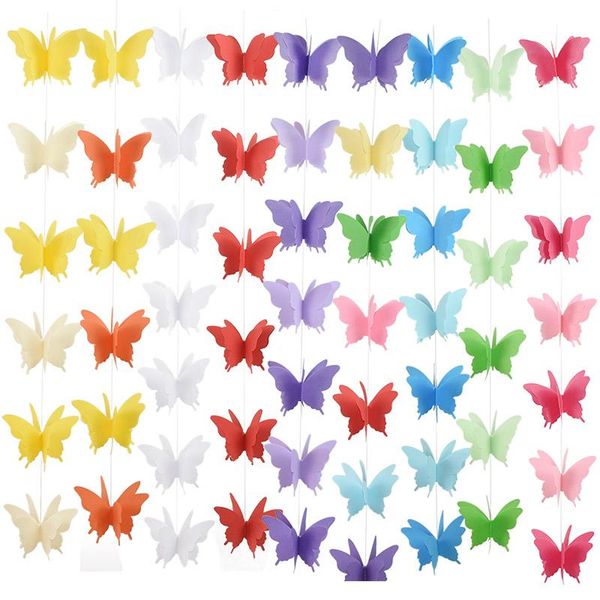 party decoration 2.7m 3d paper garland butterfly banner baby shower bunting for wedding birthday
party decoration 2.7m 3d paper garland butterfly banner baby shower bunting for wedding birthday