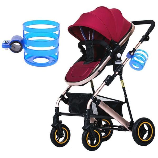 1pc Round Plastic Baby Stroller Accessories Bicycle Water Bottles Rack Cup Holder Car Storage Box Milk Bottle Cup Drink Bottles