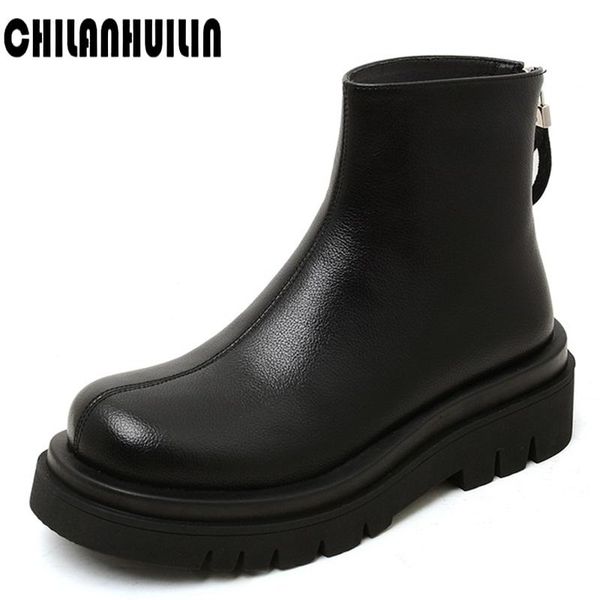 brand shoes autumn boots genuine leather party shoes woman's zipper ankle boots high heels black woman platform pumps
brand shoes autumn boots genuine leather party shoes woman's zipper ankle boots high heels black woman platform pumps