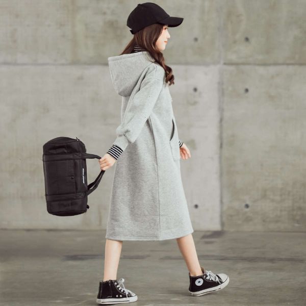 drs girls' winter plush 2020 and thickened new contrast stripe high collar hooded medium length sweater skirt fashion qufy890g, Red;yellow
drs girls' winter plush 2020 and thickened new contrast stripe high collar hooded medium length sweater skirt fashion qufy890g, Red;yellow