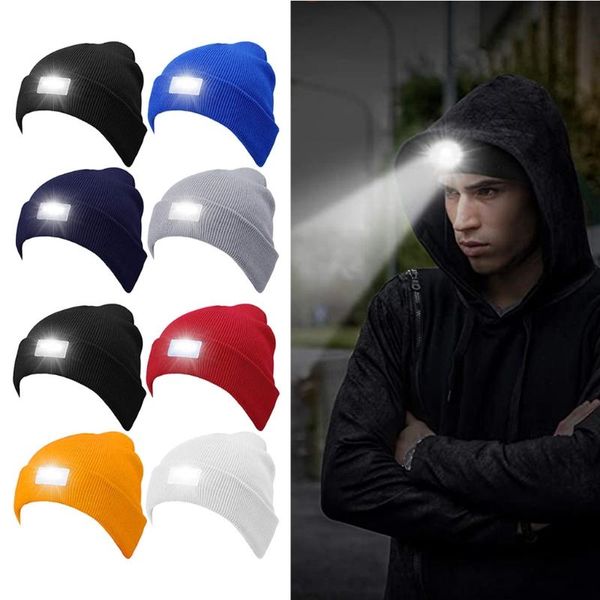 4pcs 5 led knitted beanie cap winter knit warm headlamp hat hunting camping grilling light up hats kit, Blue;gray
4pcs 5 led knitted beanie cap winter knit warm headlamp hat hunting camping grilling light up hats kit, Blue;gray
