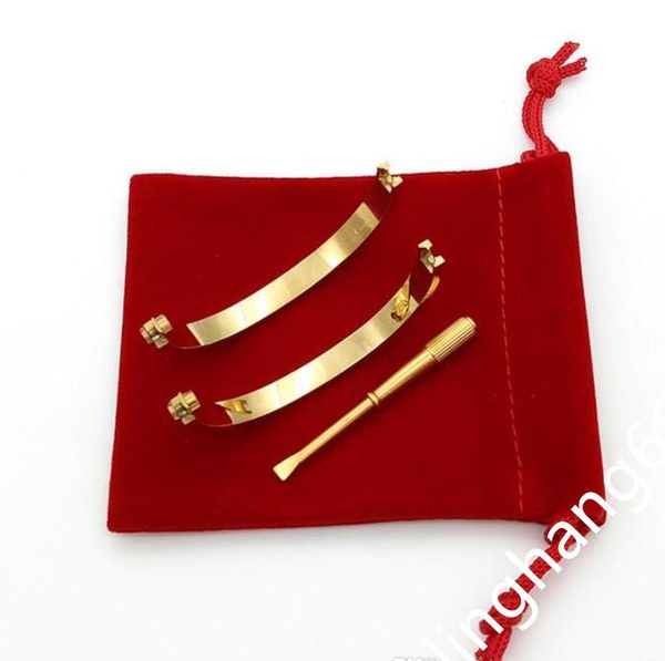 factory outlet love bracelet bangles women men 4cz titanium steel screw screwdriver s gold silver rose nail jewelry with velvet bag mgpr, Black
factory outlet love bracelet bangles women men 4cz titanium steel screw screwdriver s gold silver rose nail jewelry with velvet bag mgpr, Black