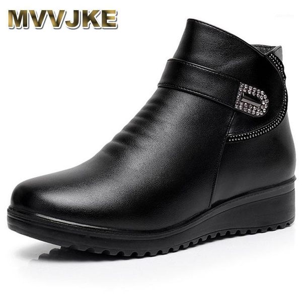 boots mvvjke women shoes woman fashion genuine leather flat snow mother soft comfortable warm ankle e0291, Black
boots mvvjke women shoes woman fashion genuine leather flat snow mother soft comfortable warm ankle e0291, Black