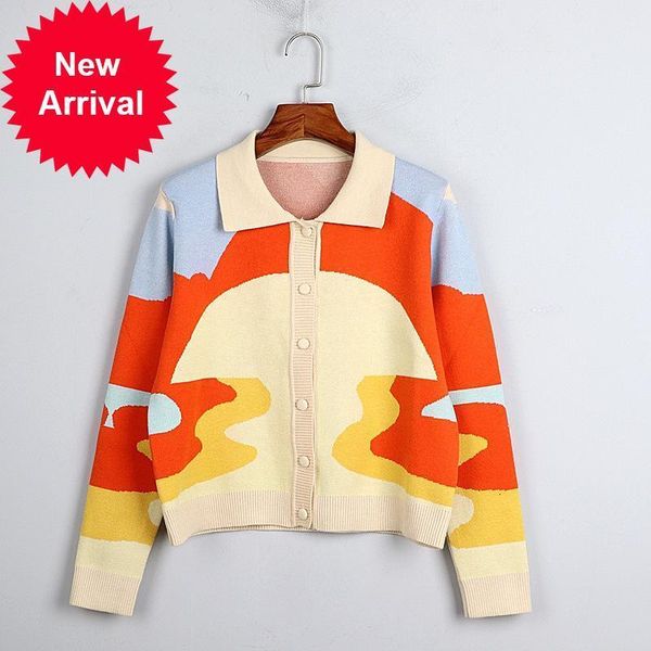 new high 2021 quality vintage women winter water oil painting of knitted or crocheted cardigan lapel cut off new sweater clothes p202, White;black
new high 2021 quality vintage women winter water oil painting of knitted or crocheted cardigan lapel cut off new sweater clothes p202, White;black