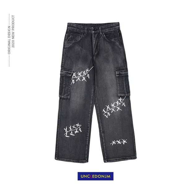 uncledonjm 20aw джинсы мужские bf harajuku fashion brand street повседневная мода граффити рыхлой джинсы n1173, Blue
uncledonjm 20aw джинсы мужские bf harajuku fashion brand street повседневная мода граффити рыхлой джинсы n1173, Blue