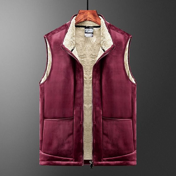 winter men's vest new men thick warm wool multi pockets waistcoats sleeveless vest windproof casual outwear male clothing 6xl, Black;white
winter men's vest new men thick warm wool multi pockets waistcoats sleeveless vest windproof casual outwear male clothing 6xl, Black;white