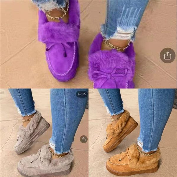 qb0fa ale student casual lazy fur mop shoes yarn cotton snow boots women's low round head flat leopard plus velvet plus velvet cotton, Black
qb0fa ale student casual lazy fur mop shoes yarn cotton snow boots women's low round head flat leopard plus velvet plus velvet cotton, Black