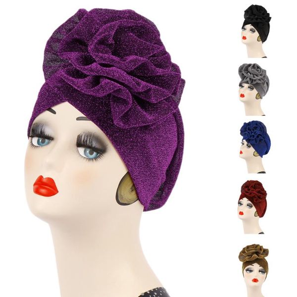 beanie/skull caps big flower glitter turban beanie bonnet muslim women chemo cap hair loss hat headwear scarf wrap covers islamic headscarf, Blue;gray
beanie/skull caps big flower glitter turban beanie bonnet muslim women chemo cap hair loss hat headwear scarf wrap covers islamic headscarf, Blue;gray